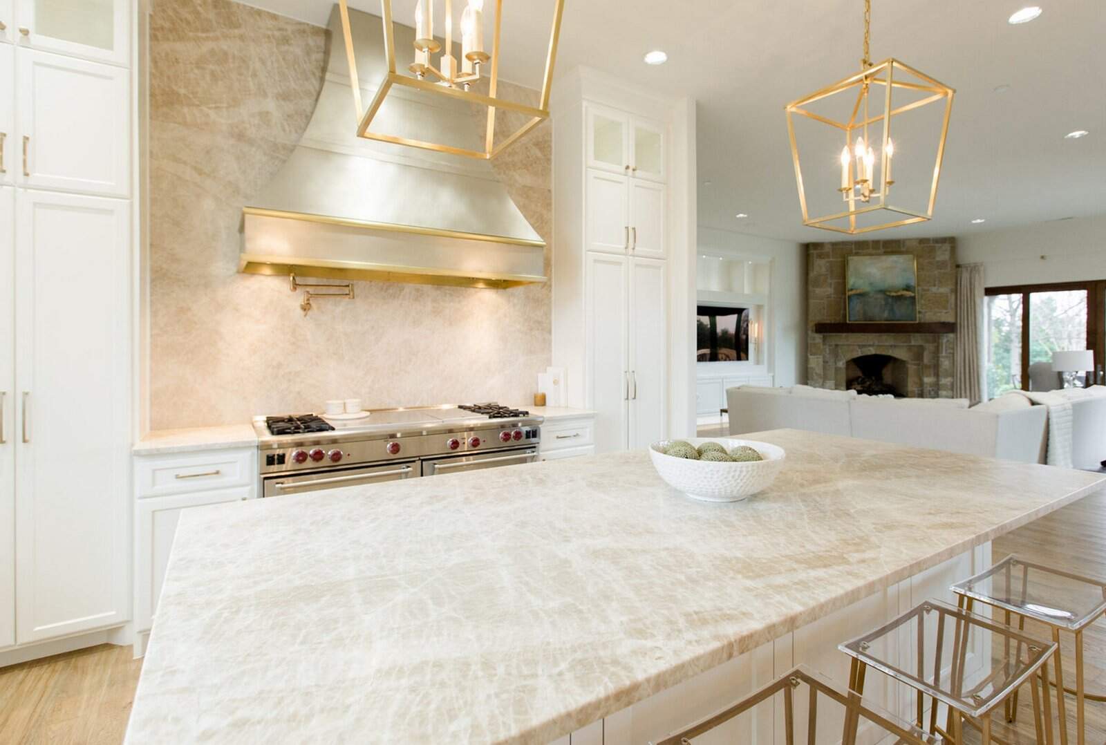 Taj Mahal Leathered Quartzite for Kitchen Surfaces