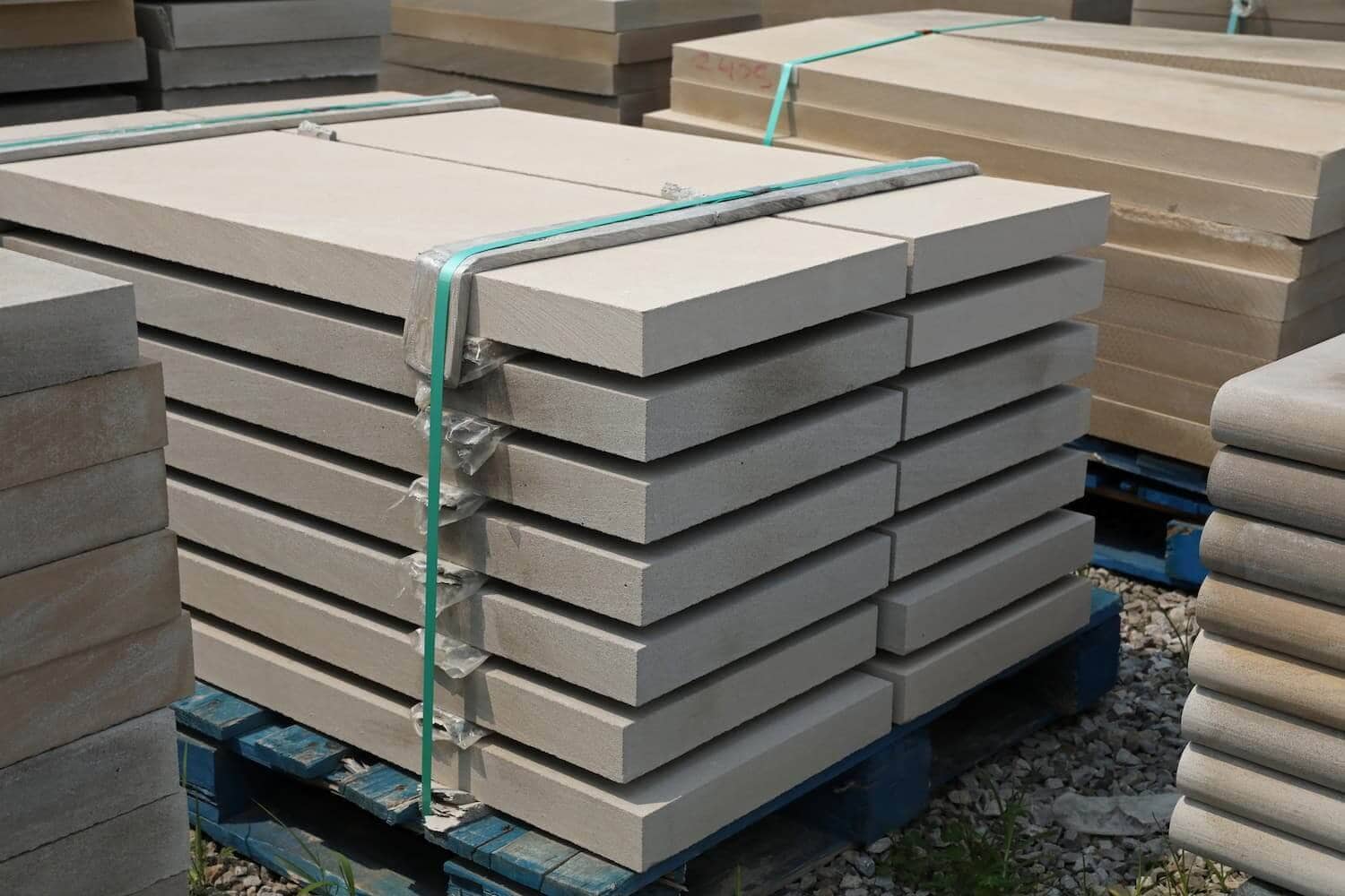 Limestone Eased edge profile ready for pickup