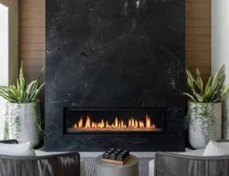 Explore the elegance of fireplace black granite in your home design. Discover its timeless beauty and durability.