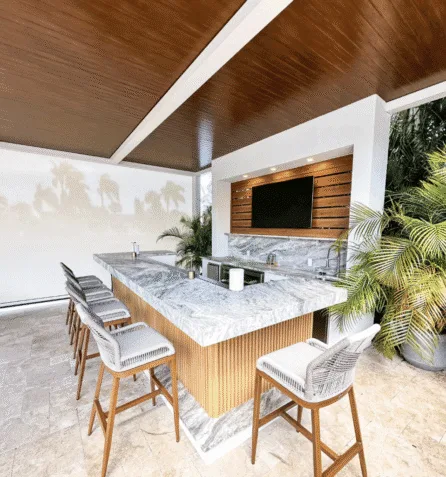 Outdoor bar for your gatherings. Explore tips and ideas for design and setup of your outdoor bar