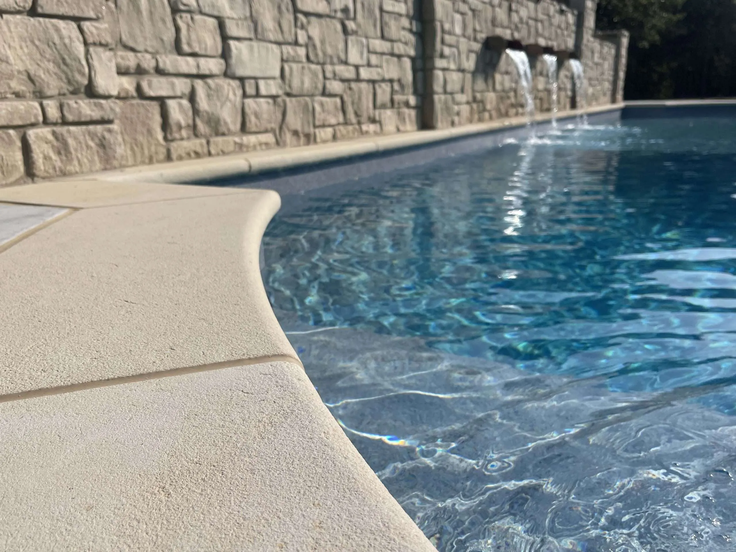 Pool coping