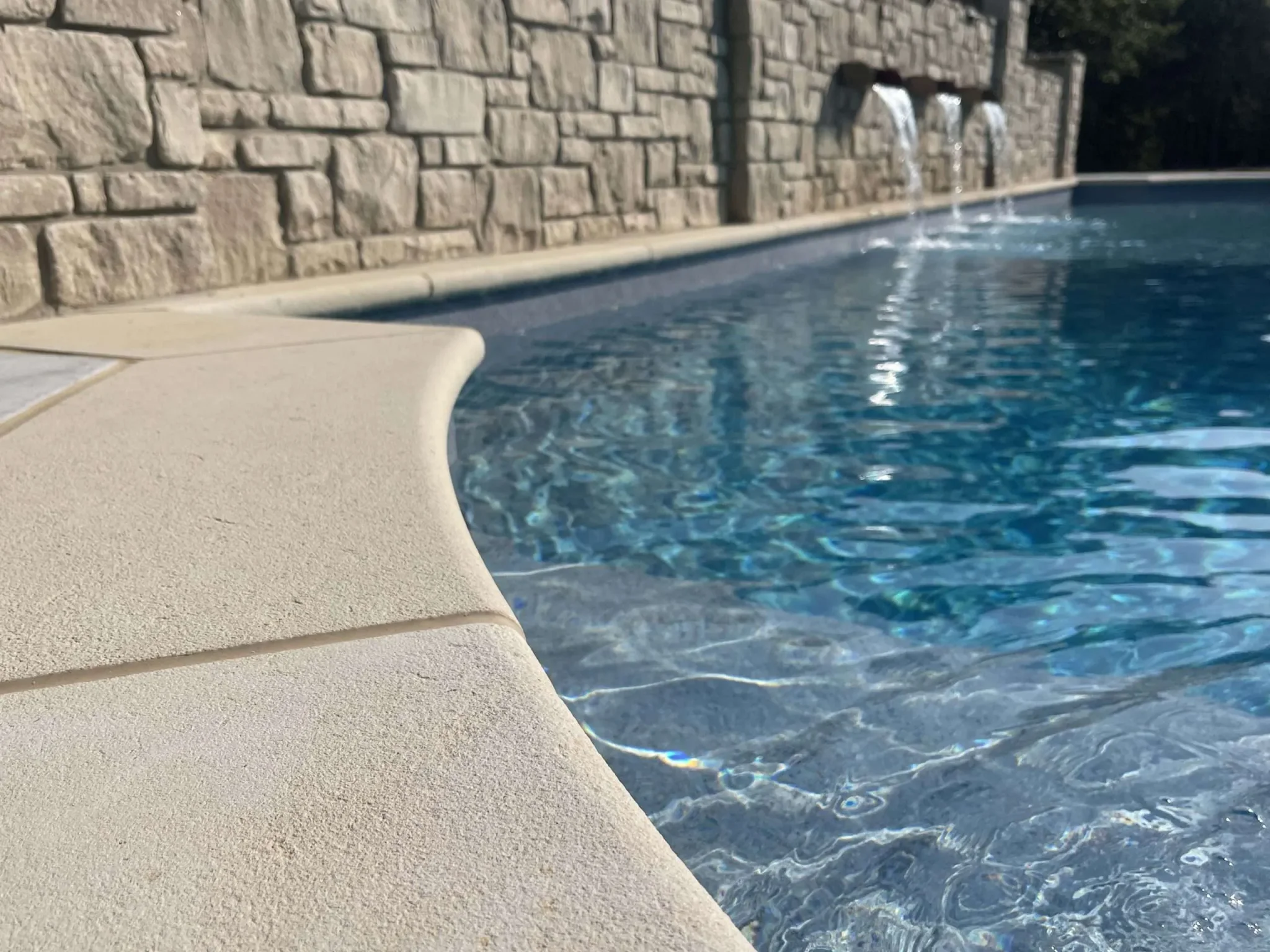 Pool coping